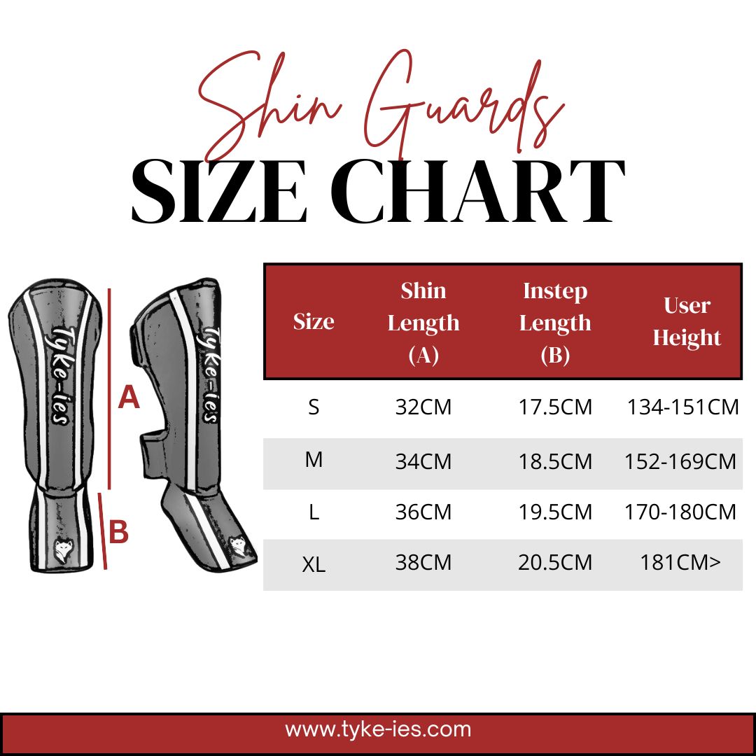 Tyke-ies Shin Guards 'DEFEND' – Black | Ultimate Protection & Durability