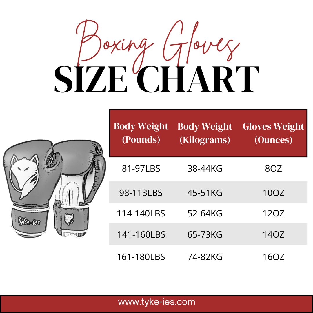 How to aesthetician choose a boxing glove size