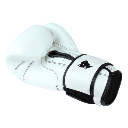 Tyke-ies Boxing Gloves 'AGILE' - White | Ultimate Speed & Precision