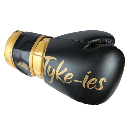 Tyke-ies Pro Boxing Gloves 'ELEGANT' - Black/Gold | Style & Power