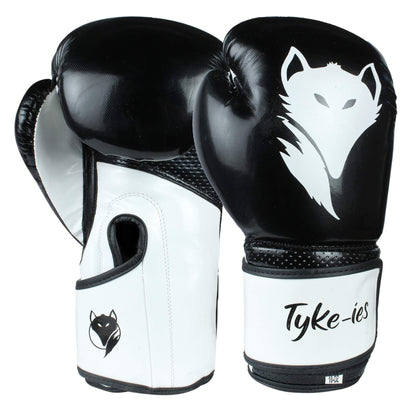 Tyke-ies Pro Boxing Gloves 'SLEEK' - Black | Comfort & Reliability