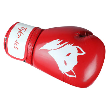 Tyke-ies Pro Boxing Gloves 'SLEEK' - Red | Superior Comfort & Reliability