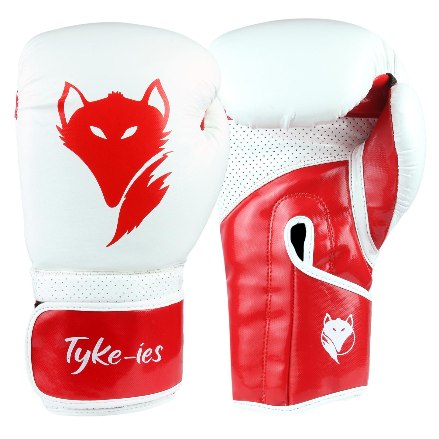 Tyke-ies Pro Boxing Gloves 'SLEEK' - White | Superior Comfort & Reliability