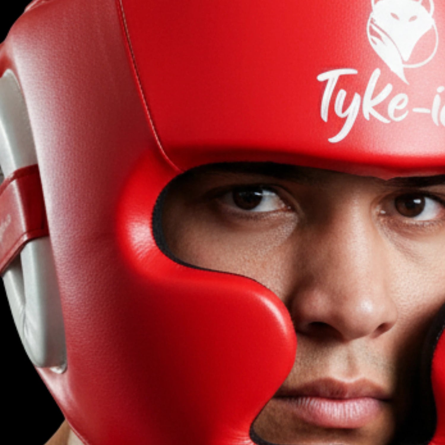 Tyke-ies boxing protective gear including boxing headguard, shin guards, and mouthguards for sparring and training