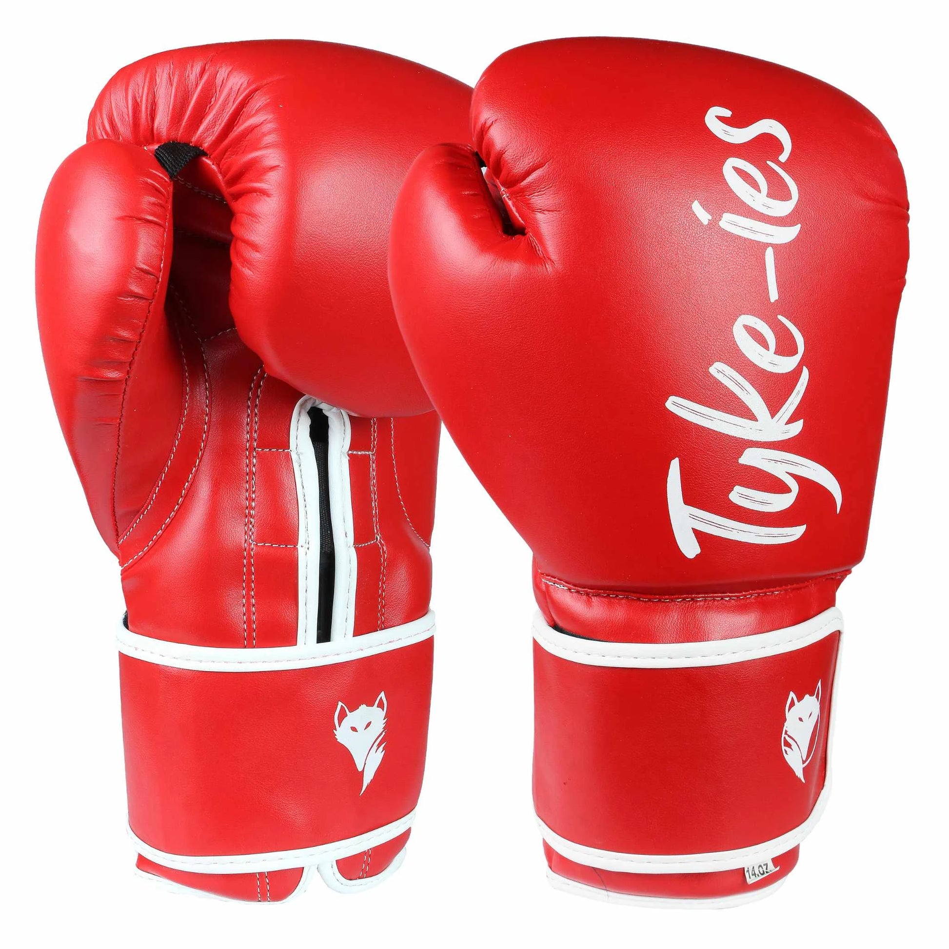 Full technical set view of red Tyke-ies Agile gloves showcasing the sleek DX series design.