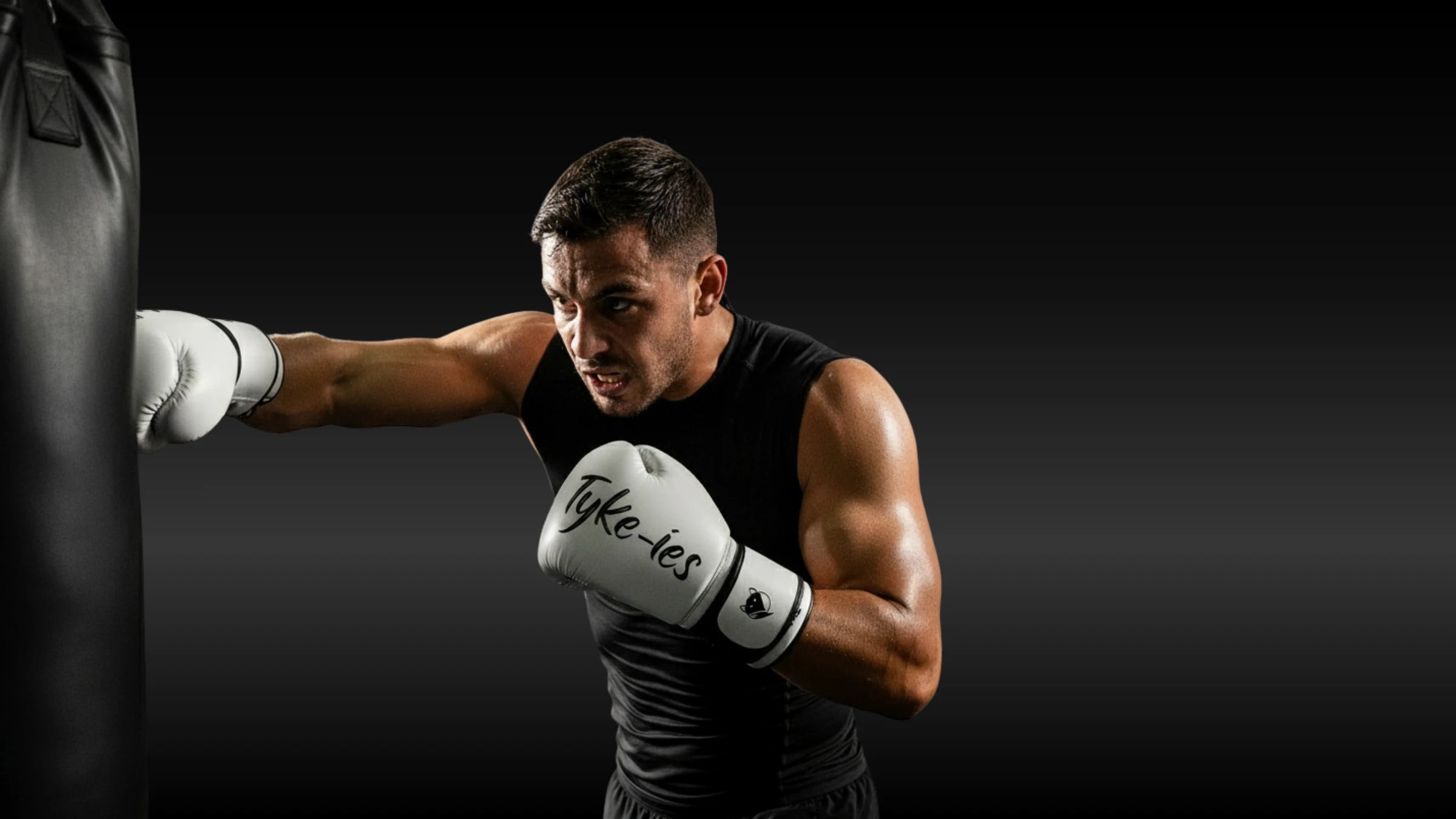 Tyke-ies DX Series professional boxing gloves featuring the Swift, Agile, and Elegant models with triple-layered padding for sparring and pad work.